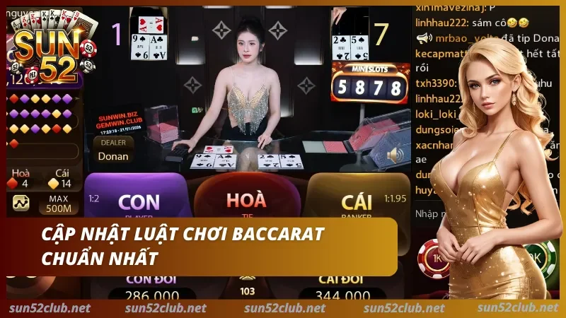 Luật chơi Baccarat Sun52 chi tiết Luật chơi Baccarat cực kỳ chi tiết