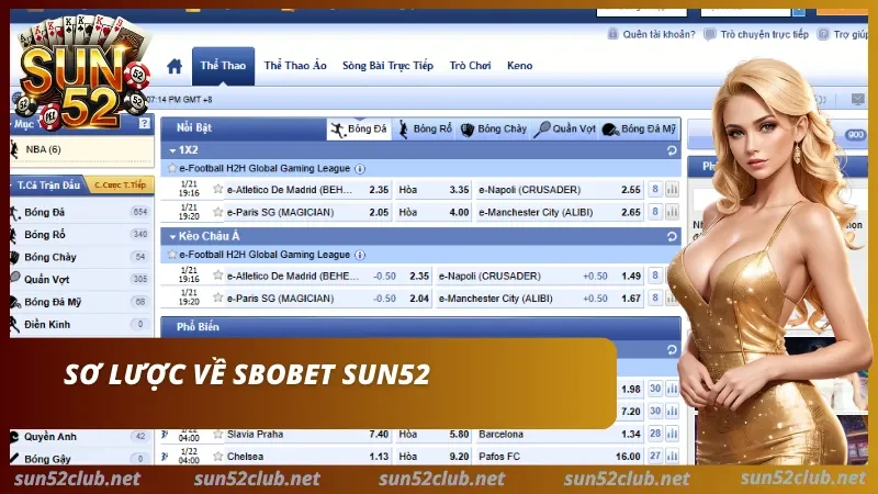 Sơ lược về SBOBET SUN52 uy tín