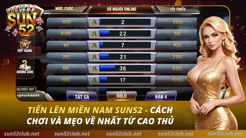 Tiến Lên Miền Nam Sun52: Bí Kíp Nhớ Bài & Chiến Thuật Chặt Heo 2026 3 Tiến Lên Miền Nam Sun52