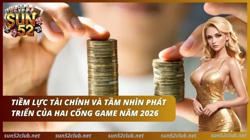 Tiềm lực tài chính cùng với tầm nhìn phát triển vươn tầm của hai cổng game